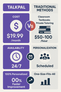 TalkPal vs Traditional Learning