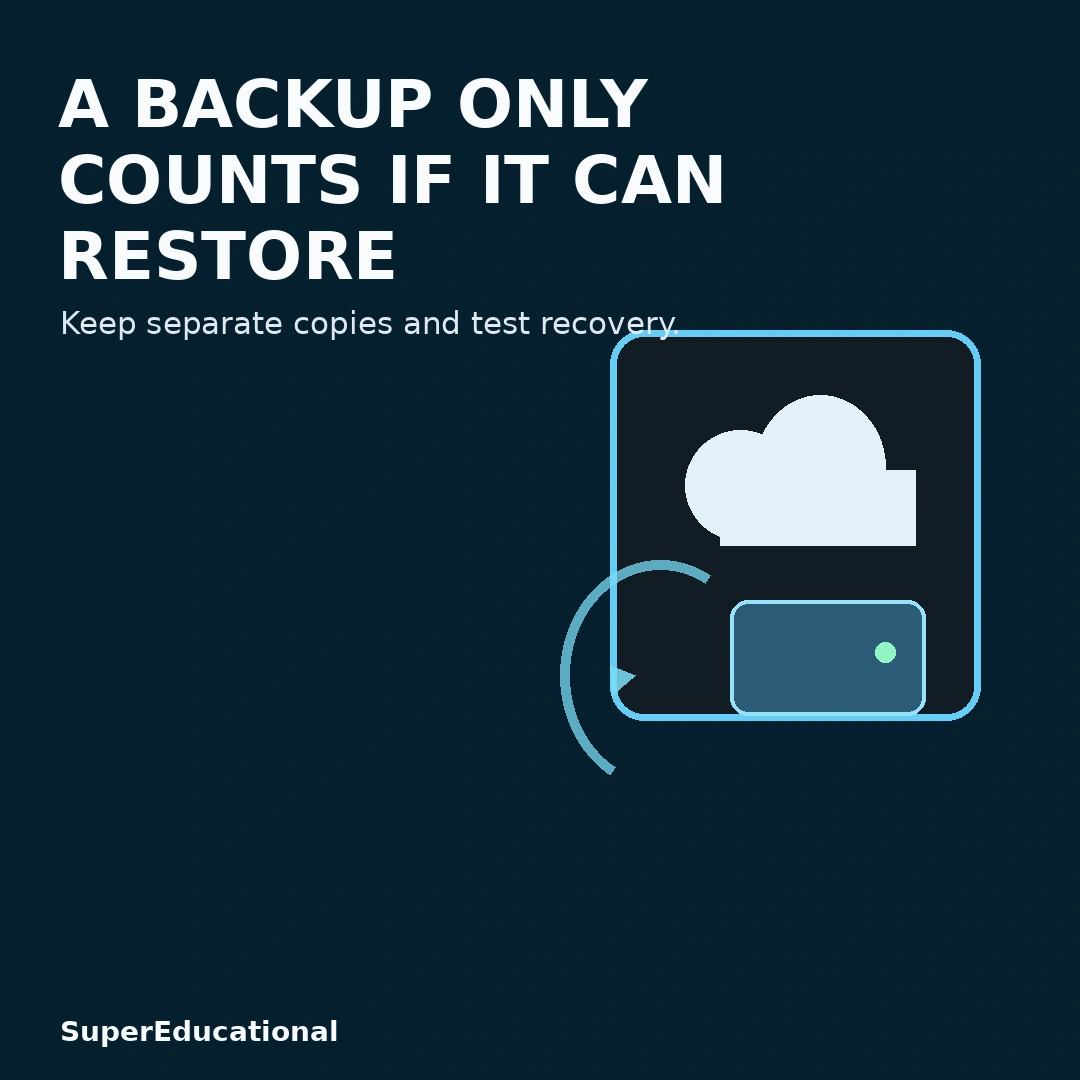 A Backup Only Helps If It Can Restore: How to Build a Recovery-Ready Backup Strategy