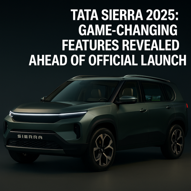 Tata Sierra 2025: Triple-Screen Dashboard and New Features Revealed Ahead of Launch