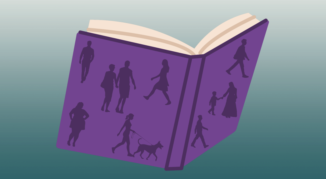 book with people on it