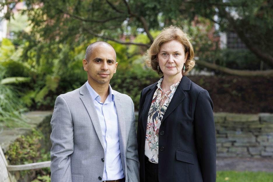 Amir Mohareb and Louise Ivers.