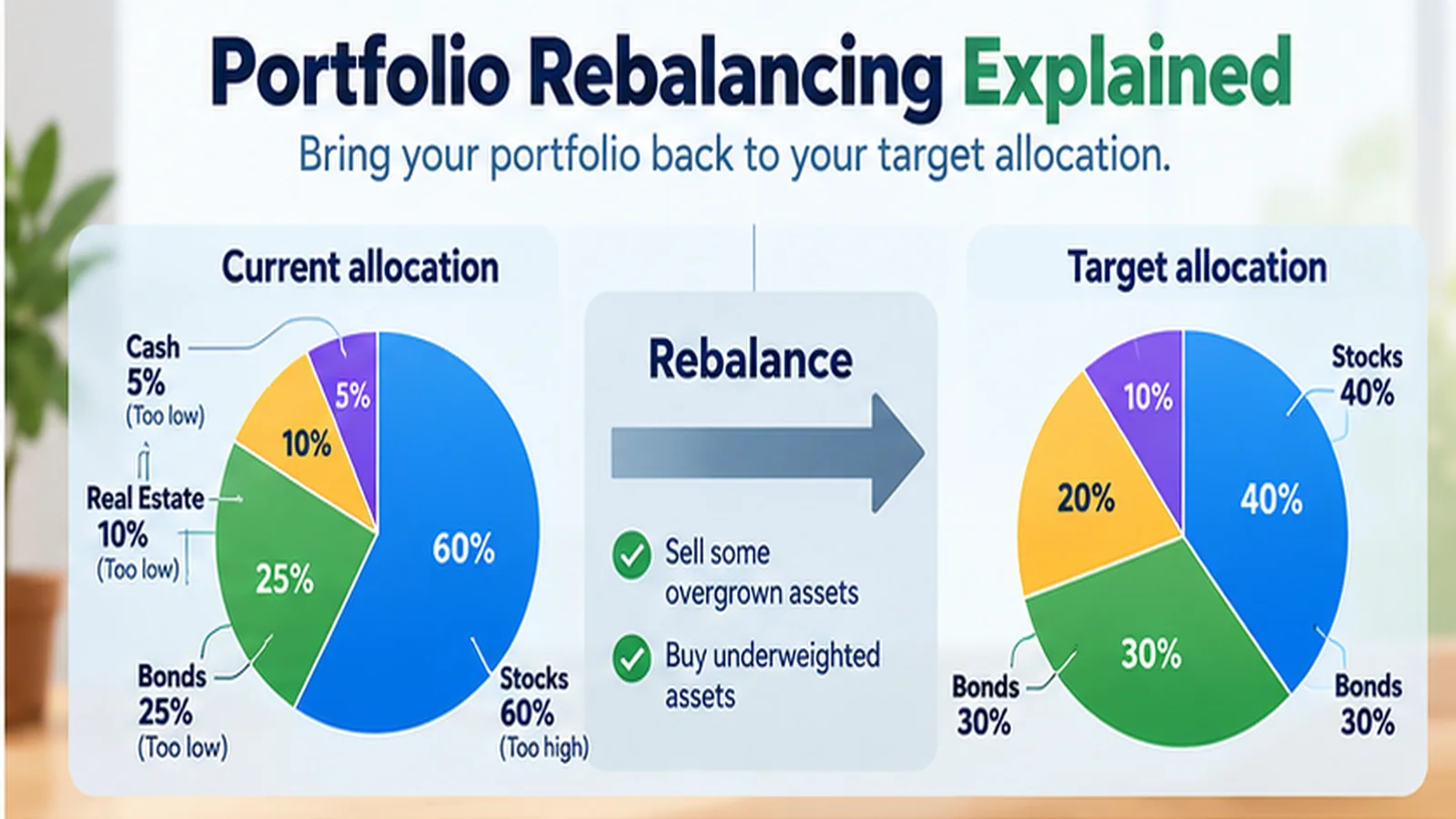 Portfolio Rebalancing Explained: When, Why and How Investors Restore Their Target Allocation