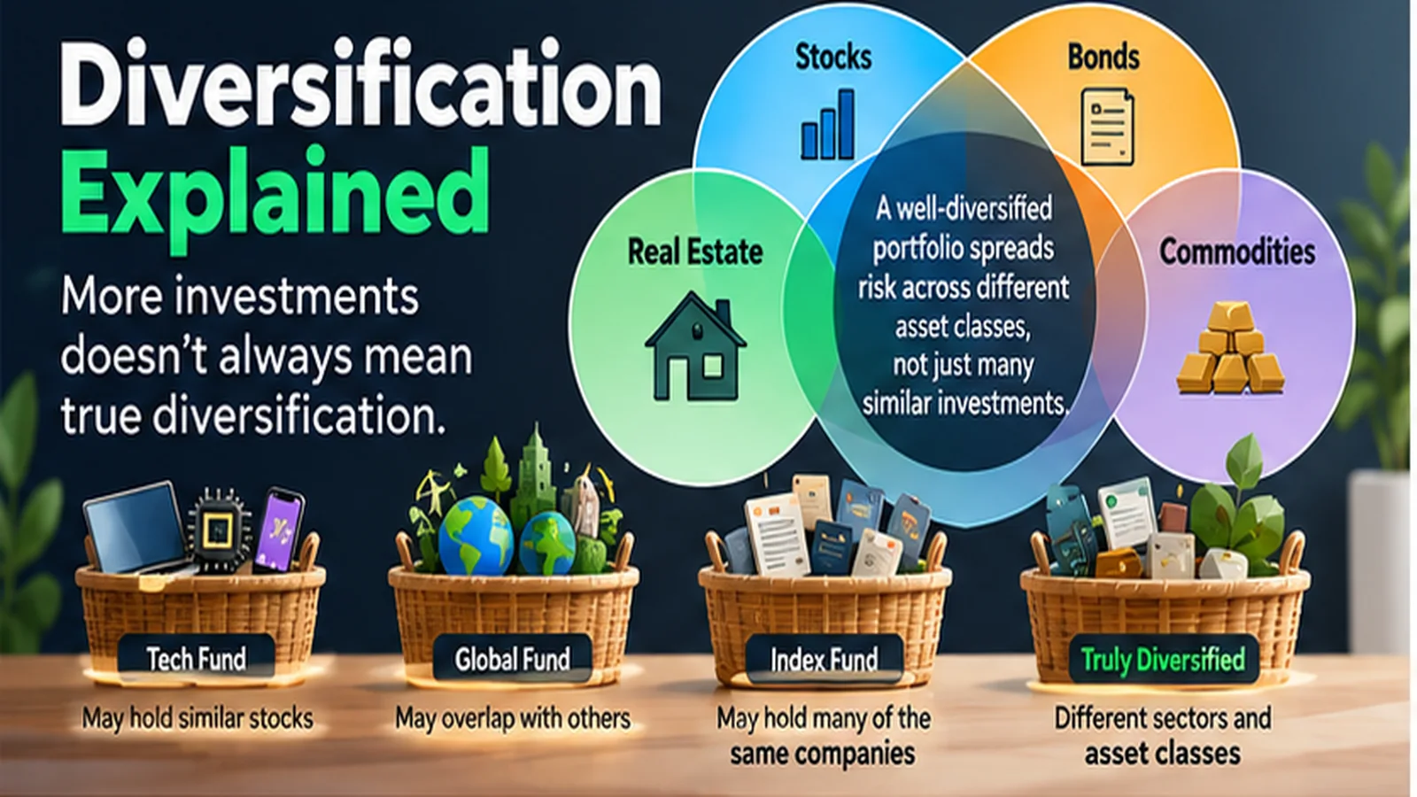 Diversification Explained: Why Owning More Investments Does Not Always Mean You Are Diversified