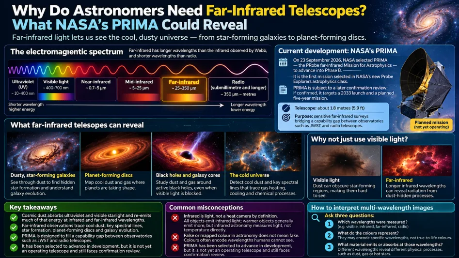 Why Do Astronomers Need Far-Infrared Telescopes? What NASA’s PRIMA Could Reveal