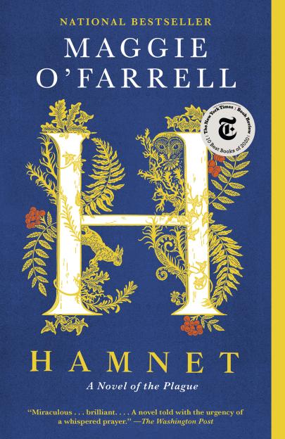 Book cover: "Hamnet."