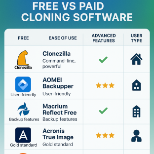 comparing free vs paid cloning software