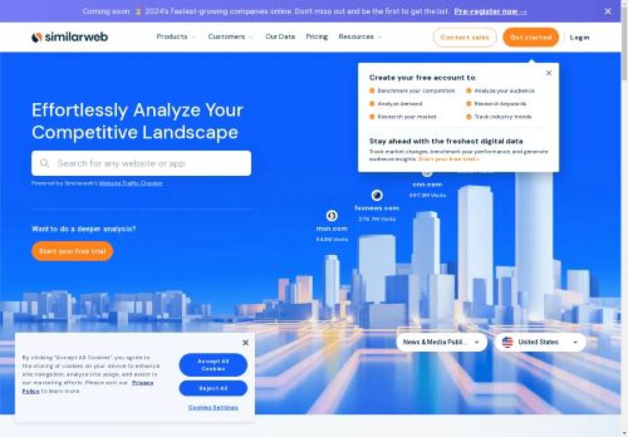 Similarweb: Broad Insight Spectrum