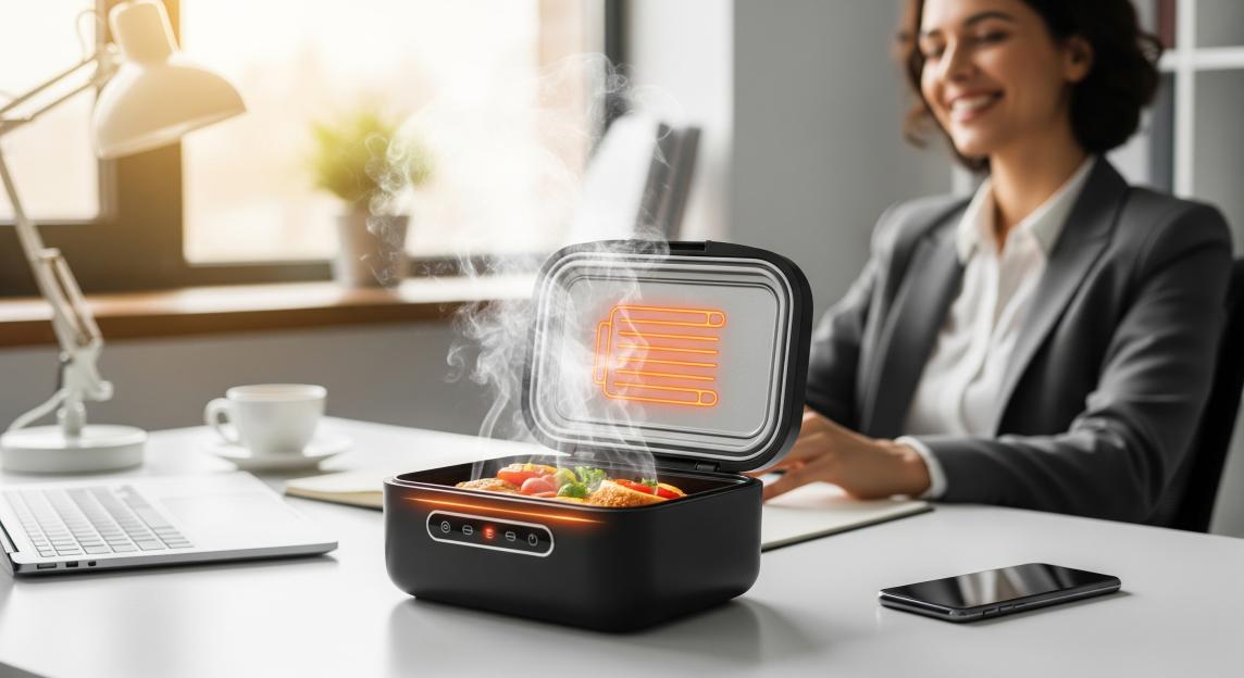 The Revolutionary Self-Heating Lunch Box: Your Hot Meal Solution Anywhere cover image