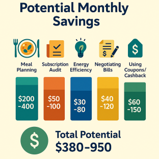 potential monthly saving